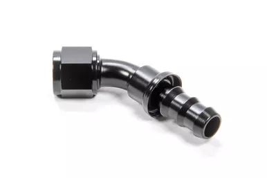 #10 45 Degree Hose End Push Lock HF-14510BLK