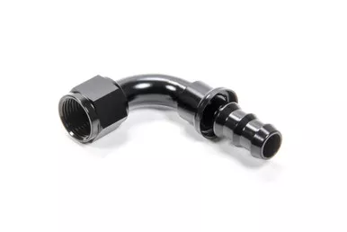 #10 90 Degree Hose End Push Lock HF-19010BLK