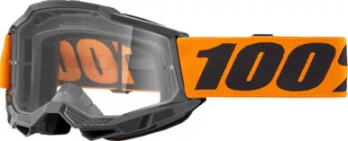 100% Accuri 2 OTG Orange Clear Goggles