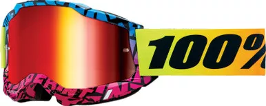 100% Accuri 2 UTV KB43 Special Red Mirror Goggles