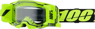 100% Armatic Forecast Yellow Clear Goggles