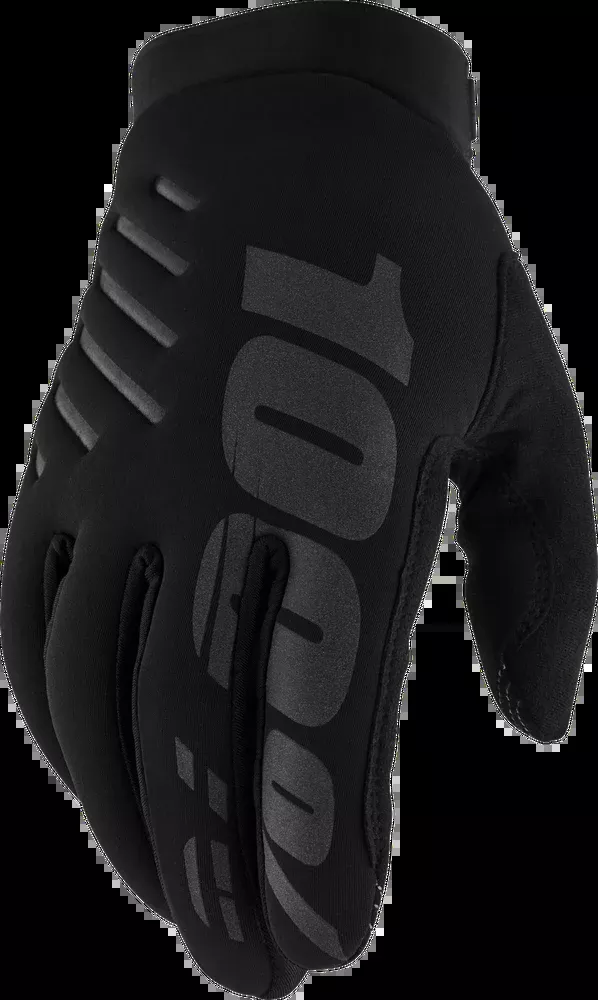 100% Brisker Gloves Black 2X – 10003-00004