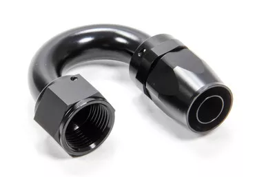 #12 180 Degree Swivel Hose End HF-28012BLK