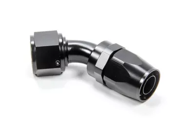 #12 45 Degree Swivel Hose End HF-24512BLK