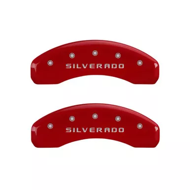 14- Silverado 1501 Caliper Covers Red MGP14005SSILRD