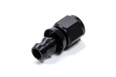 #6 Straight Hose End Push Lock HF-10006BLK