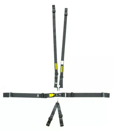6pt Harness System SFI LatchLink Black HANS sr 71760H