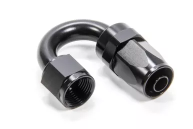 #8 180 Degree Swivel Hose End HF-28008BLK