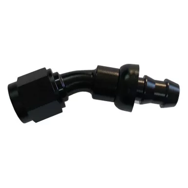 #8 30 Degree Hose End Push Lock HF-13008BLK