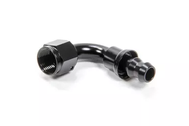 #8 90 Degree Hose End Push Lock HF-19008BLK