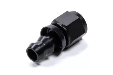 #8 Straight Hose End Push Lock HF-10008BLK