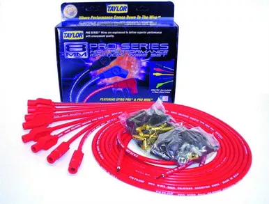 8mm Red Pro Wire 180 Dgr 70255