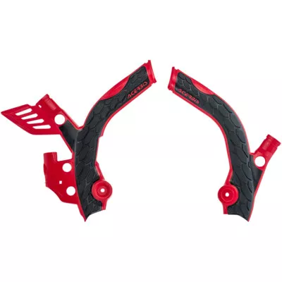 Acerbis Beta 350 RR 4T 2013-2019 X-Grip Frame Guards – Red/Black – Beta