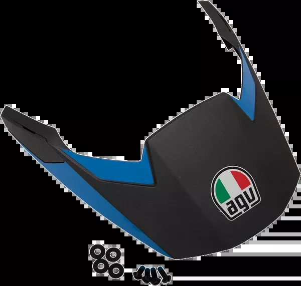 AGV AX9 Peak – Matte Black/Cyan