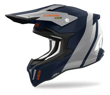 Airoh Strycker Hazard Blue Grey Matte Helmet