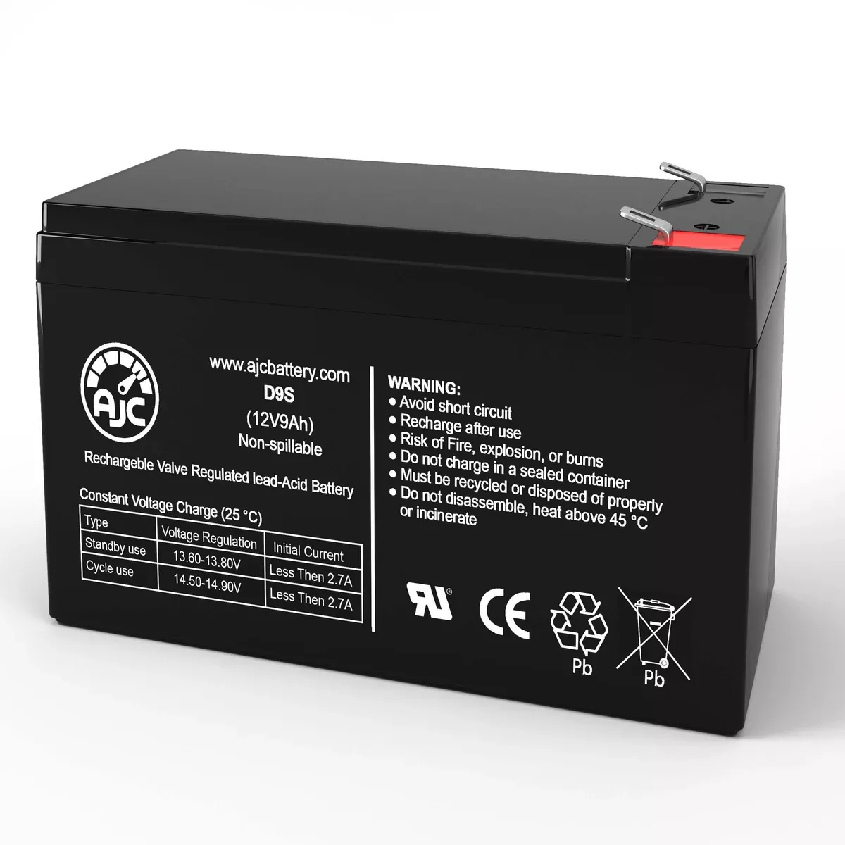 AJC Battery Compatible with Hewlett Packard T700 12V 9Ah UPS Battery