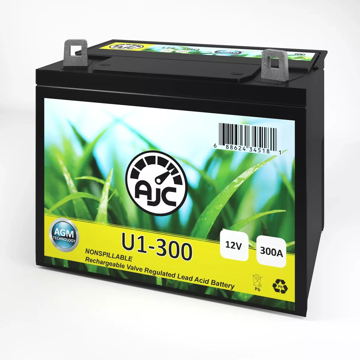 AJC Battery Compatible with John Deere Gator XUV 550CC UTV Battery (2012-2016)
