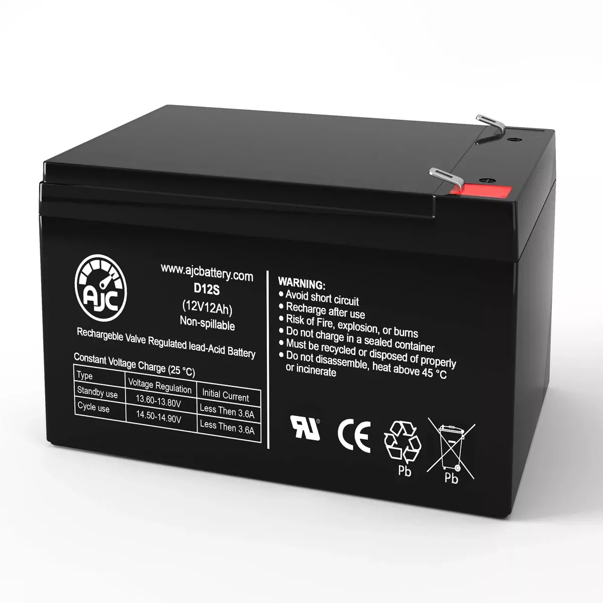 AJC Battery Compatible with John Deere Pull IGOR0006 Lawn Mower and Tractor Battery