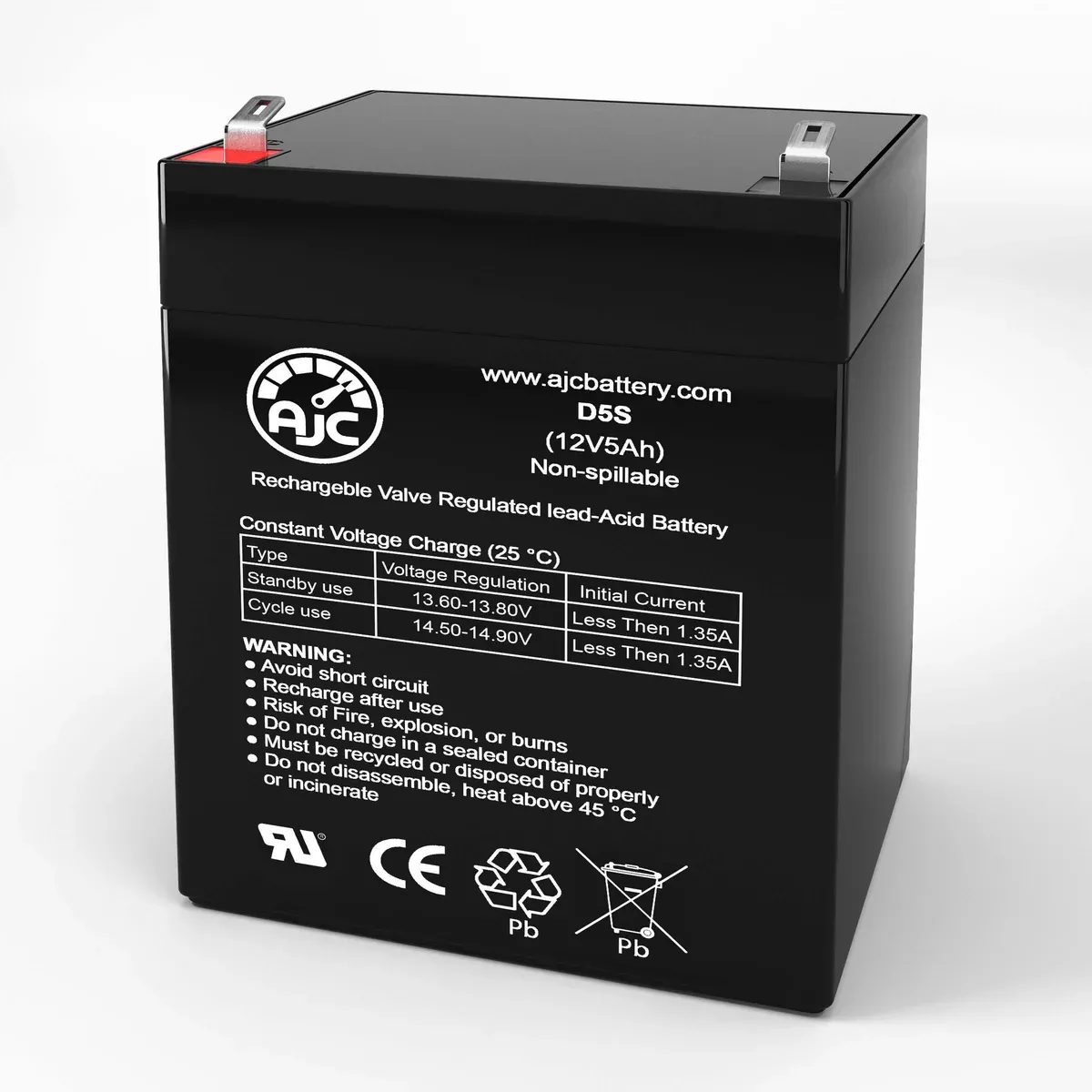 AJC Battery Compatible with Para Systems MM 300SS 1 12V 5Ah UPS Battery