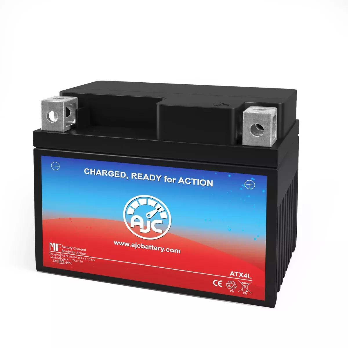 AJC Battery Compatible with Xtreme CYLAX4LBSXTA Powersports Battery