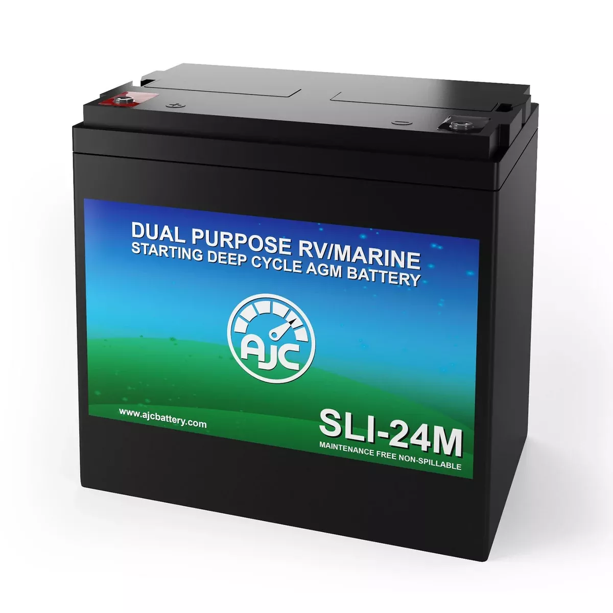 AJC Group 24M Dual Purpose Starting and Deep Cycle RV Marine and Boat Battery