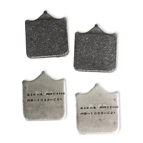 Alpha Racing Brake Pad Set Duo Carbon, Front, 2009-2018