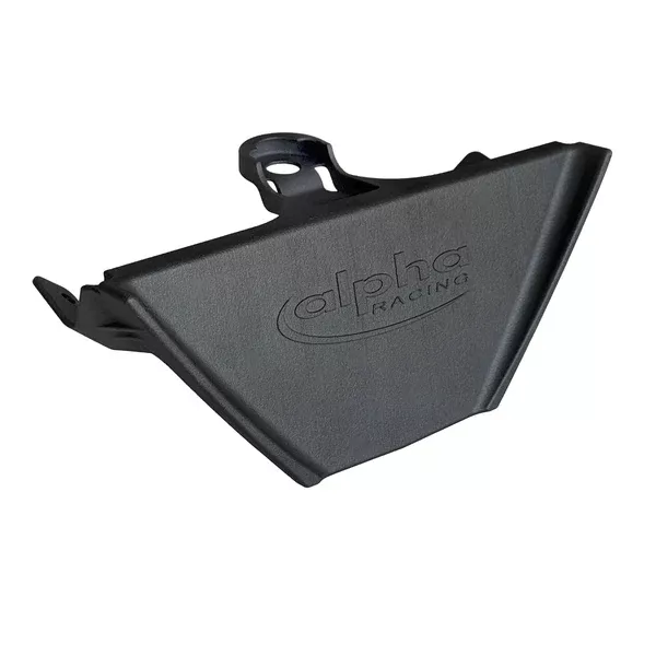 Alpha Racing Cover On OEM Oil Cooler