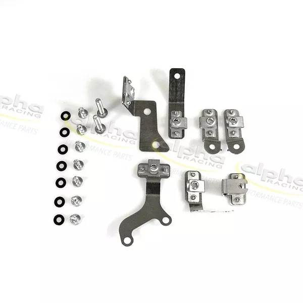 Alpha Racing Fairing Mounting Kit 7 Pcs., 2009-2014