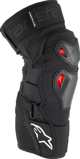 Alpinestars Bionic Pro Plasma Black Red White Knee Protectors