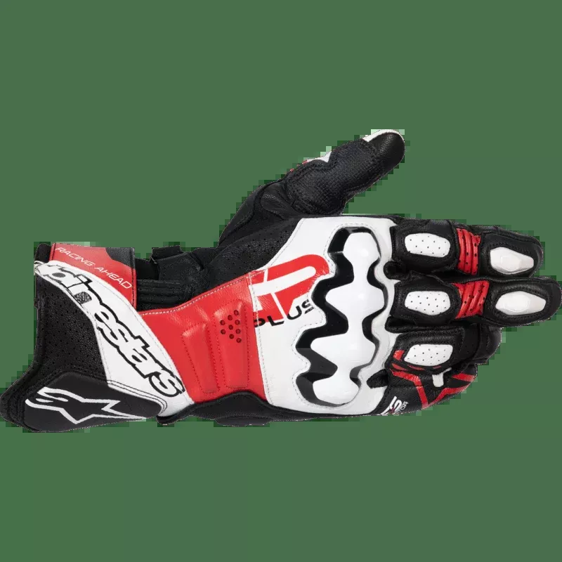 Alpinestars Glove GP+ R V3 Lthr BK/WT/BRT