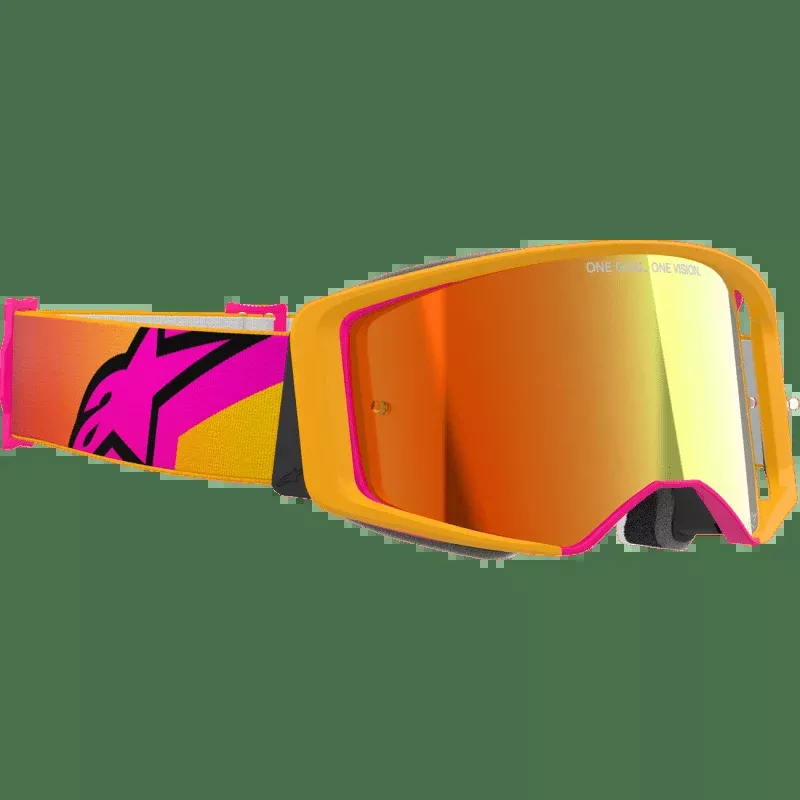 Alpinestars Goggle Supertech Corp YLW/PNK/MIR
