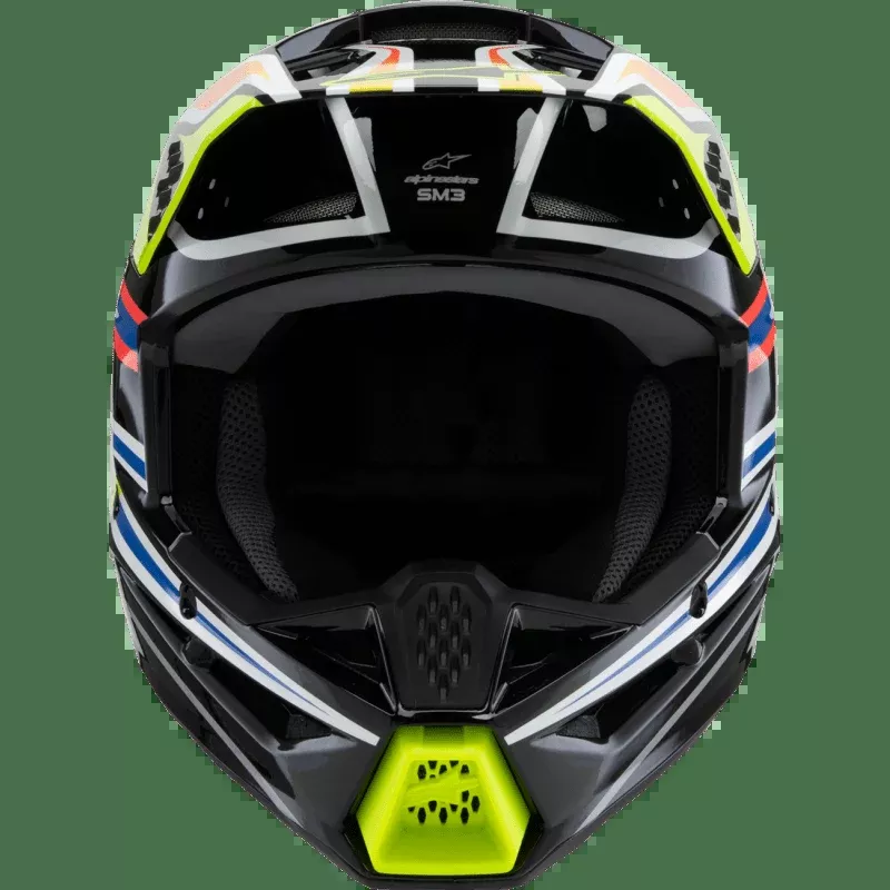 Alpinestars Helmet SM3 YTH Wurx B/Y/BL/R S ECE06