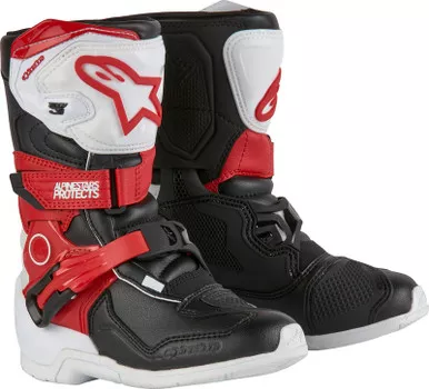 Alpinestars Tech 3S Kids White Black Red Boots