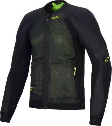 Alpinestars Troop-Air Black Fluo Yellow Jacket