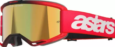 Alpinestars Vision 5 Blaze Red Gold Mirror Goggles