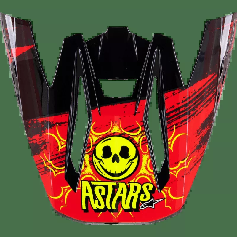 Alpinestars Visor SM5 Rash Red/G