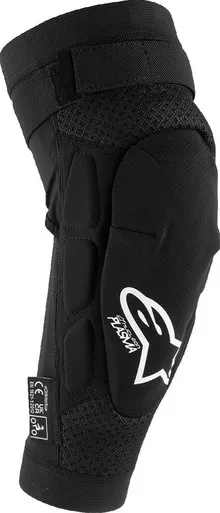 Alpinestars Youth Bionic Plasma Black White Knee Guards