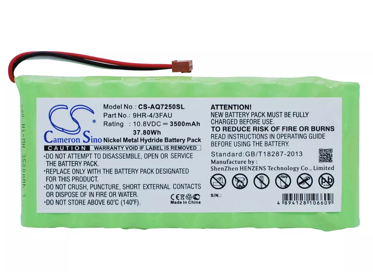 Ando AQ7250 AQ7250 mini-OTDR Survey Multimeter and Equipment Replacement Battery