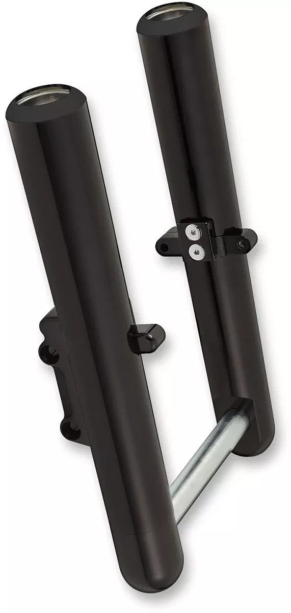 Arlen NESS Fork Legs – Black Anodized – Hot Legs – Custom Single Disc – Smooth – ’00-’07