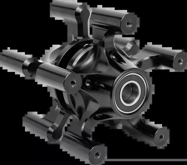 Arlen NESS Spider Hub – Dual Disc – Front – Black