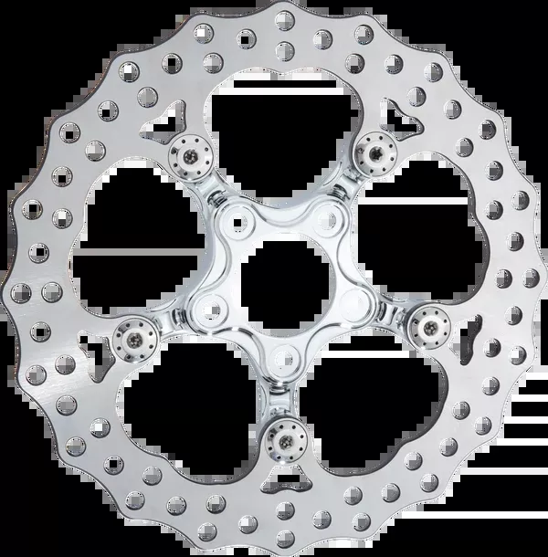 Arlen NESS Spider Rotor – 12.6″ – Chrome – Front