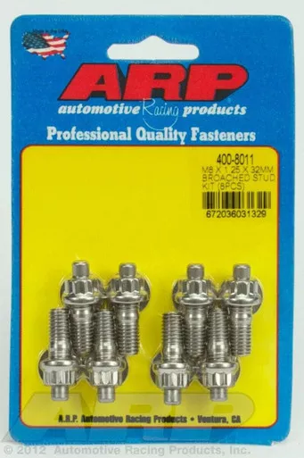 ARP 400-8011 Stud Kit 8 Piece High-Performance Engine Fasteners