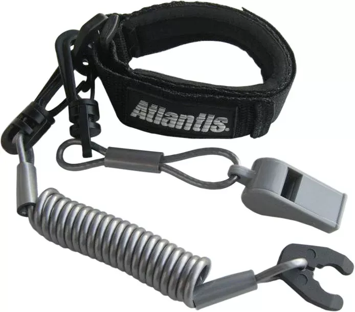 Atlantis PRO Floating Wrist Lanyard Yellow With Whistle - A2097PFW