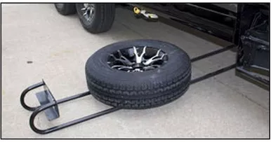 BAL 28218B Hide-A-Spare Tire Storage - I-Beam Underslung Mount