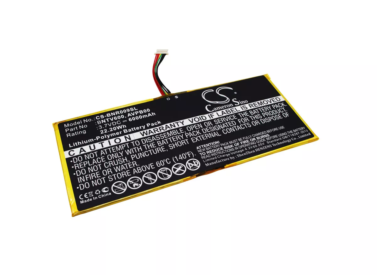 Barnes & Noble NOOK HD+9 Ovation BNTV600 Nook HD+ Plus Tablet Replacement Battery