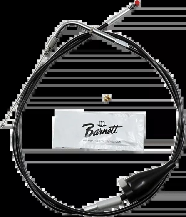 Barnett Black Vinyl Idle Cable – Cruise – +6″ Size – 31″ Length