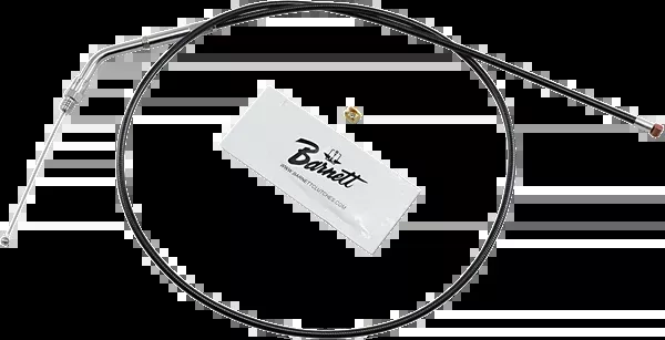 Barnett Black Vinyl Throttle Cable – +6″ Size – 39″ Length