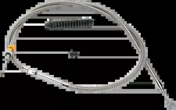 Barnett High-Efficiency Stainless Steel Clutch Cable For Harley-Davidson – Standard – Dyna/Softail