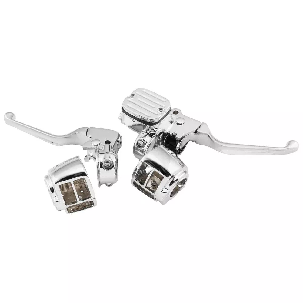 Biker's Choice Handlebar Control Kit without Switches - Chrome26-067
