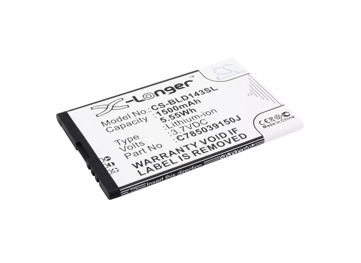 BLU Dash Jr 4.0 K D143K Mobile Phone Replacement Battery